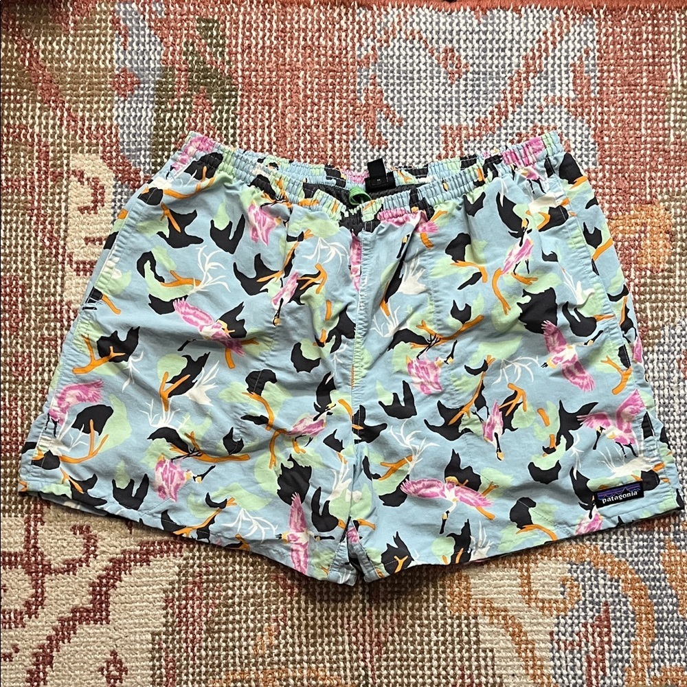 Patagonia Men’s Flamingo Blue Baggies Size L
